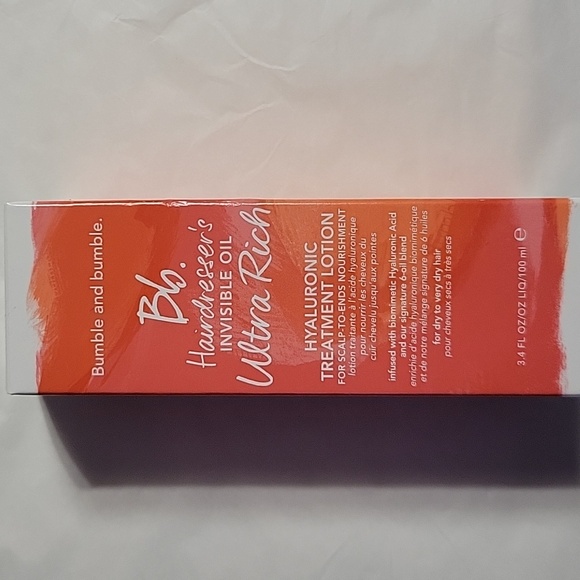 Bumble and bumble Other - Bumble and Bumble Ultra Rich Hyaluronic Treatment Lotion - NIB